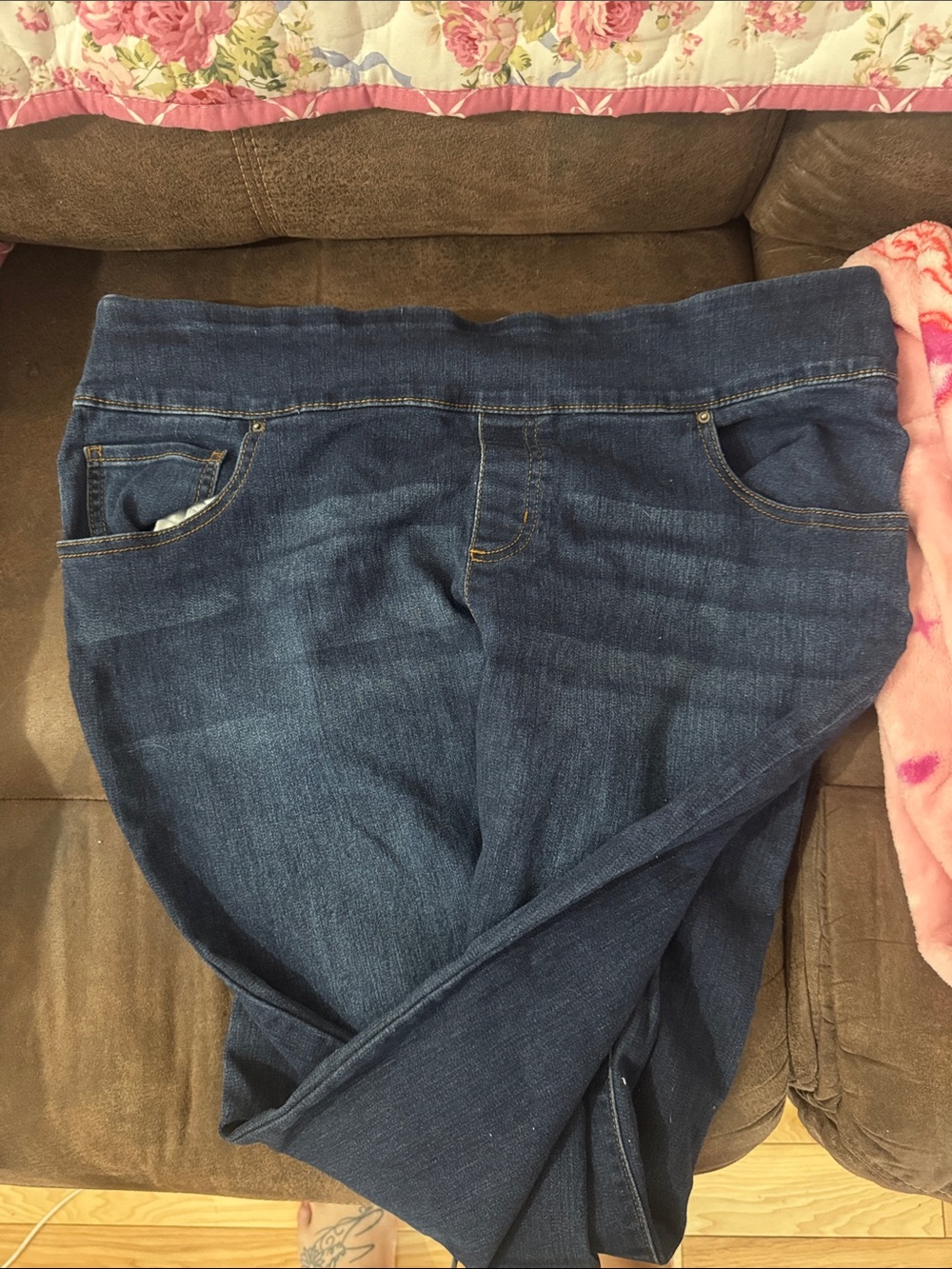 The Pioneer Woman Dark Blue Denim Jeans size XL - Picture 3 of 3